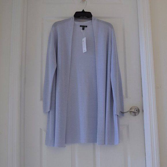 Eileen Fisher Sweaters - Eileen Fisher Women’s Rib Knit Open Front Cardigan